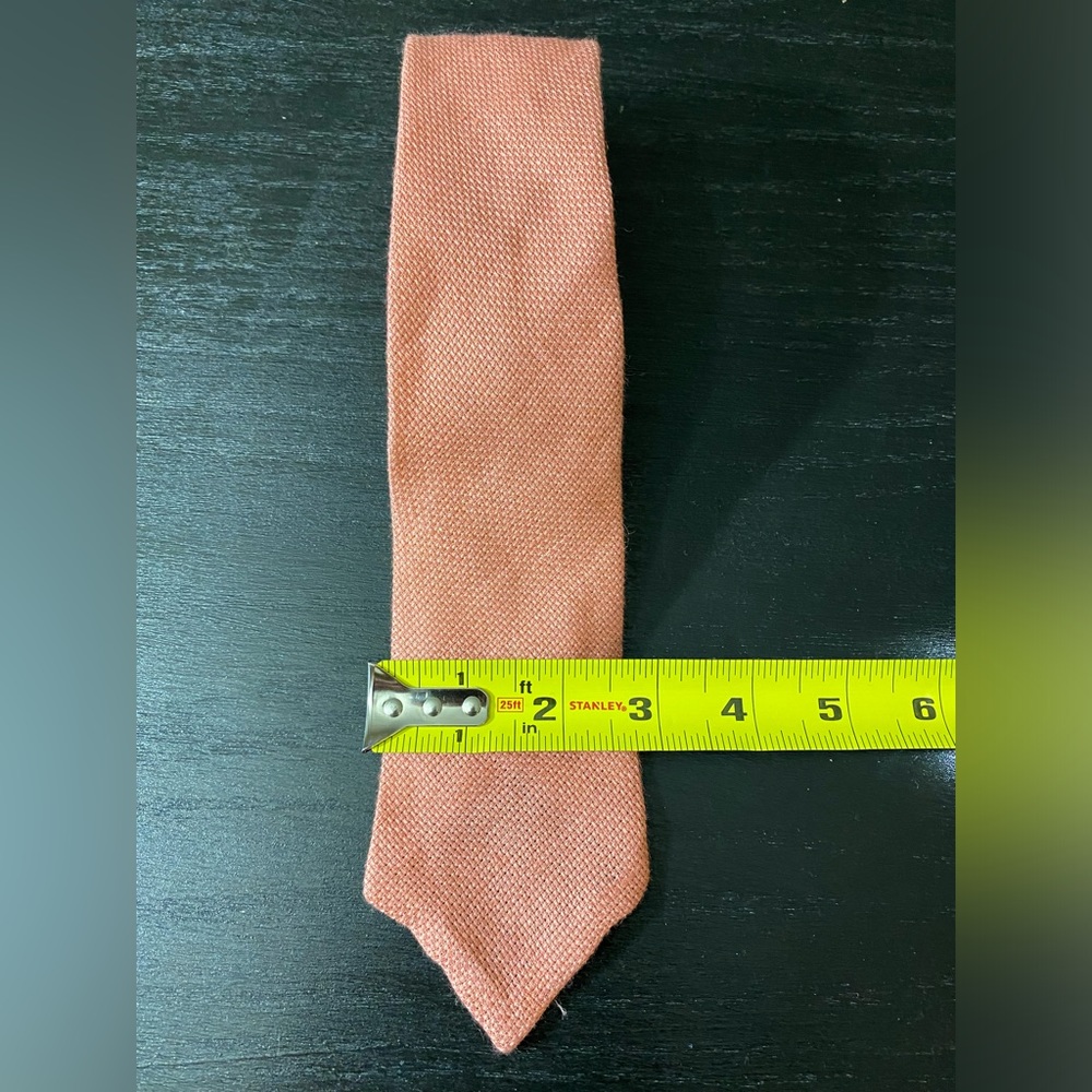 Burberry Linen Tie Peach Color
